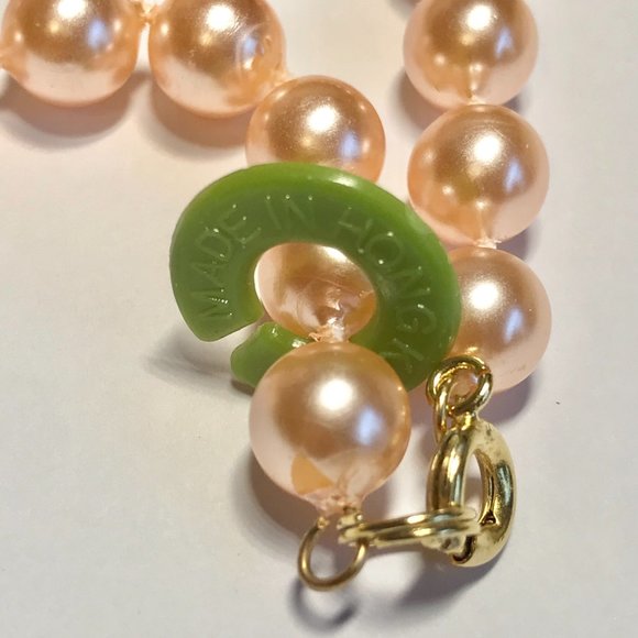 Natural Shell Shiva Nautilus Pearl Necklace Choker Statement VintagePeach 16-18" - Picture 4 of 8